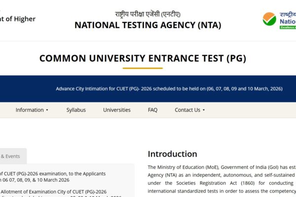 CUET PG Admit Card 2026 Released: NTA Issues Hall Tickets for March Exams CUET PG Admit Card 2026 Released: NTA Issues Hall Tickets for March Exams